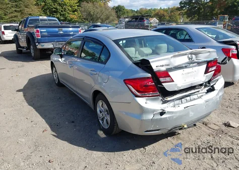 2013 Honda Civic Lx from USA, damaged, VIN 19XFB2F56DE249919